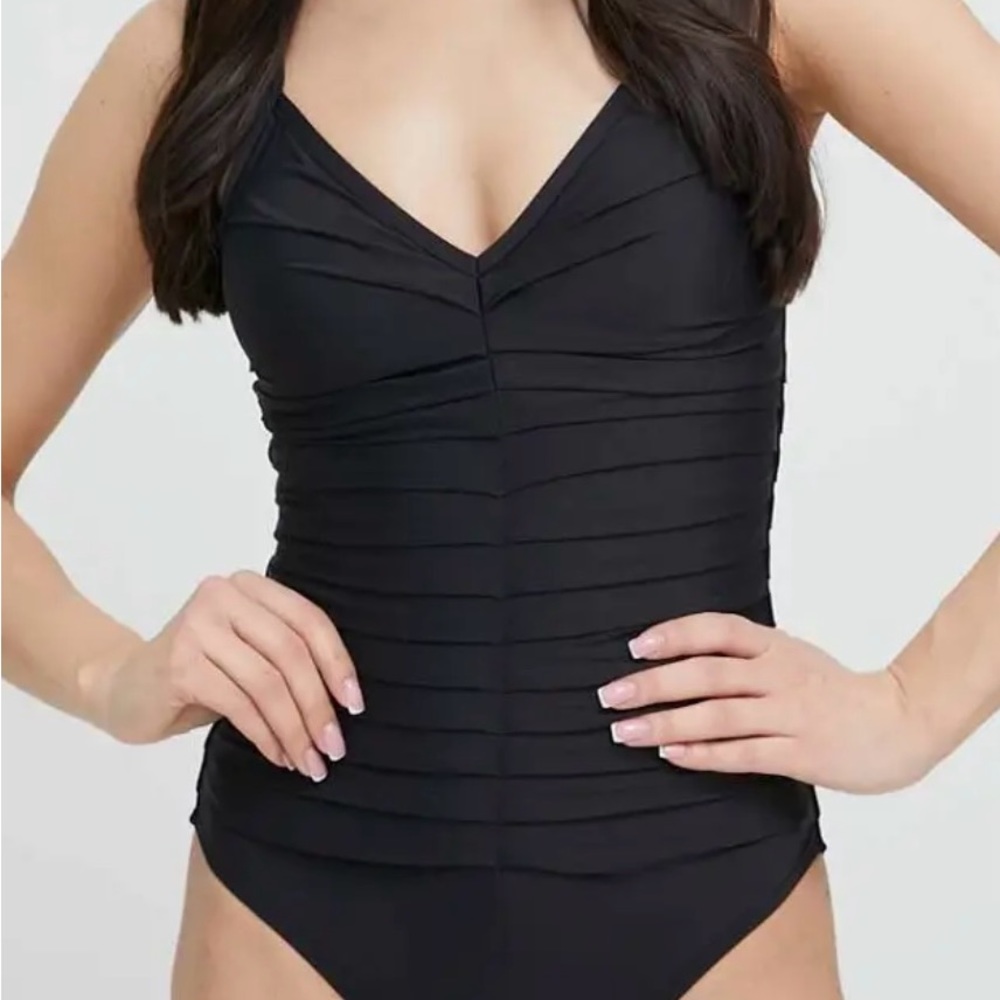 Beautiful DKNY One piece bathing suit.